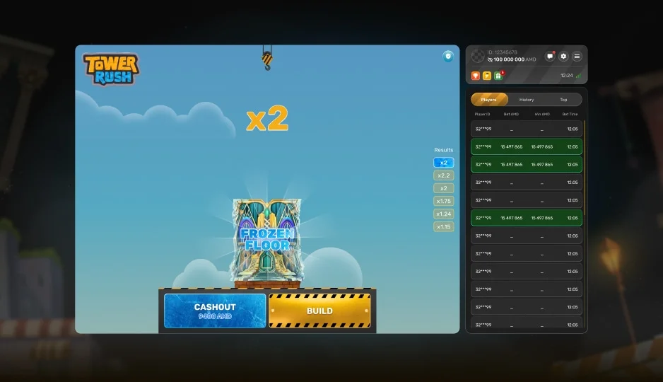 tower rush bonus