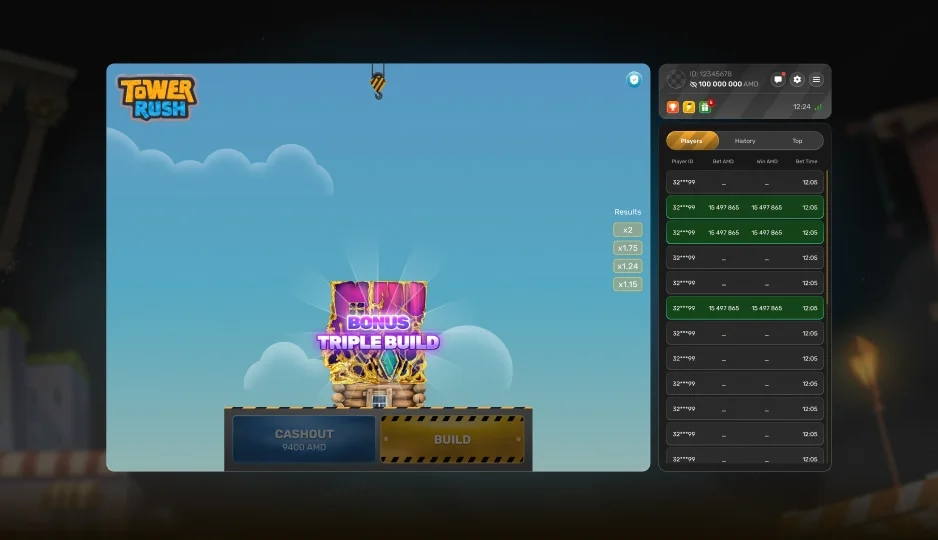 tower rush boni